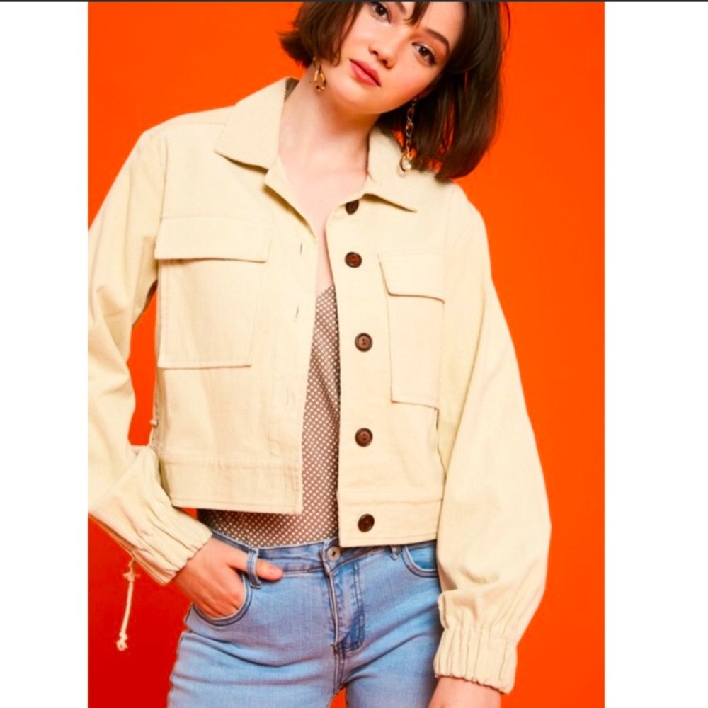 Listicle Corduroy Crop Jacket!